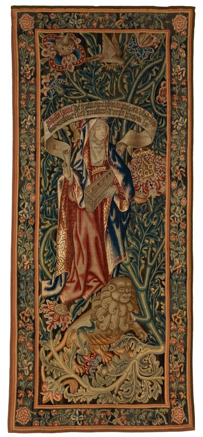 Tapijt, Sibylla Samla (een van een set van zes Sibyllen bestaande uit 46.134 tot 46.139) genaamd de 