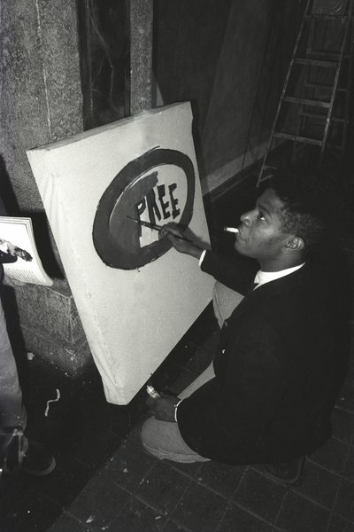 Jean-Michael Basquiat schilderij 