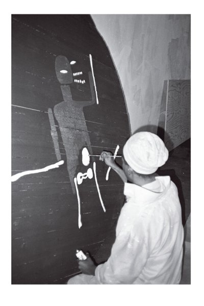 Jean-Michel Basquiat schilderij 