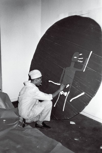 Jean-Michel Basquiat schilderij 