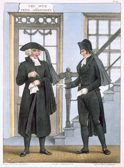 Begrafenisfunctionarissen van Amsterdam, illustratie uit 
