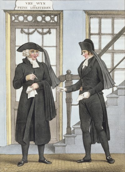 Begrafenisfunctionarissen van Amsterdam, illustratie uit 