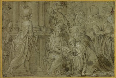 Aanbidding van de Wijzen door Benedetto Caliari