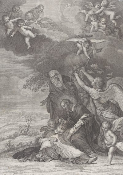 Wonder van een Heilige, 1777 door Benedetto Eredi