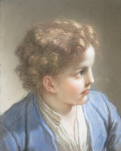 Studie van een Jongen in een Blauw Jasje, 1717 door Benedetto Luti