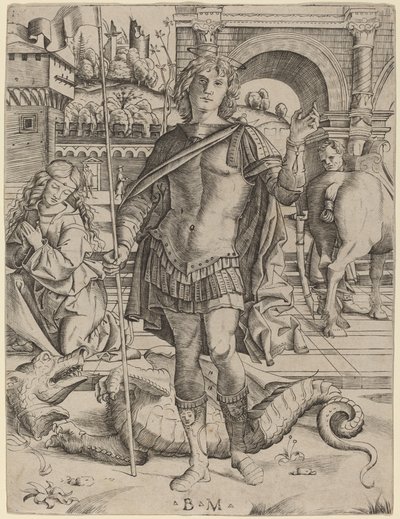 Sint Joris door Benedetto Montagna