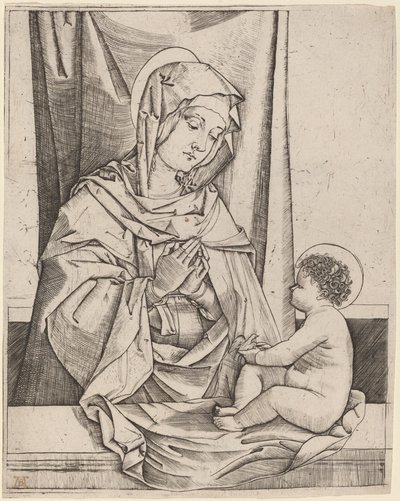 De Maagd en Kind door Benedetto Montagna