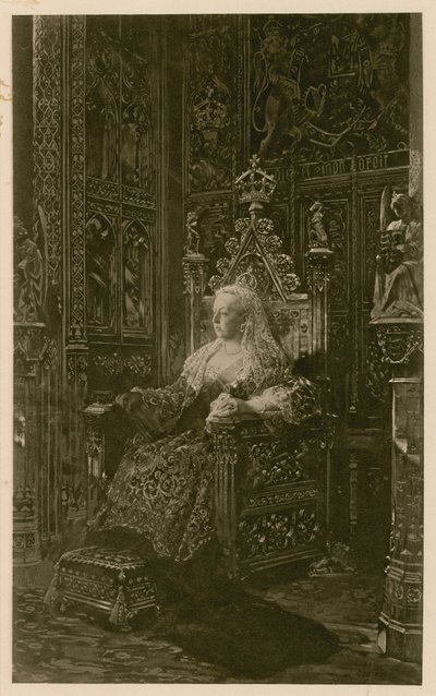 Portret van Koningin Victoria door Benjamin  Constant