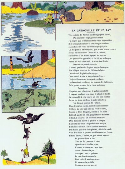 De Kikker en de Rat, illustratie uit 