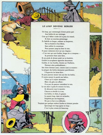 De Wolf die Herder werd, illustratie uit 