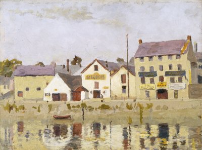 Carmarthen Quay door Benjamin Archibald Lewis