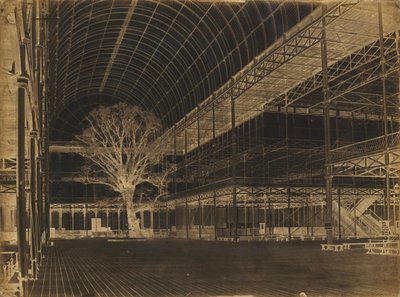 Crystal Palace, Hyde Park, Transept, 1852 door Benjamin Brecknell Turner