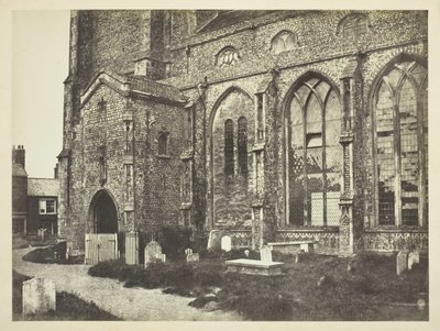 Zuidkant van Cromer Kerk, ca. 1850s door Benjamin Brecknell Turner