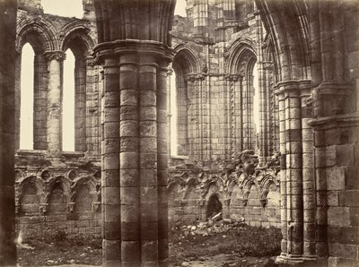 Whitby Abdij, Yorkshire, Noord Transept door Benjamin Brecknell Turner
