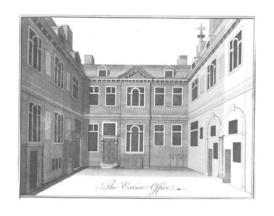 Het Accijnskantoor, c1756 door Benjamin Cole