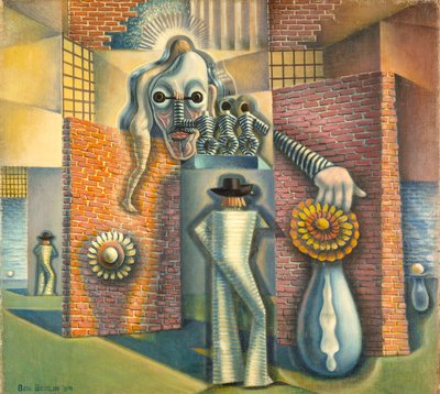 Zonder titel (Surrealistische abstractie), 1939 door Benjamin F. Berlin