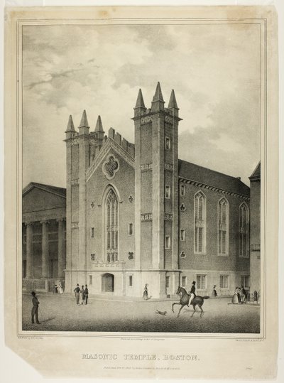 Vrijmetselaarstempel, Boston door Benjamin F. Nutting