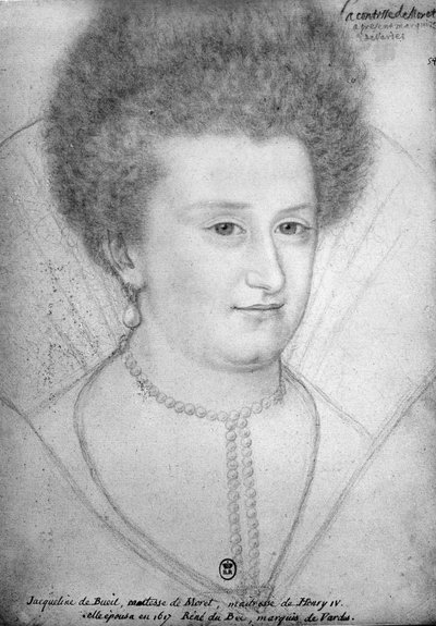 Portret van Jacqueline de Bueil (1580-1651) Gravin van Moret door Benjamin Foulon