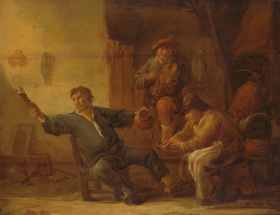 Interieur van een Boerenhut door Benjamin Gerritsz Cuyp