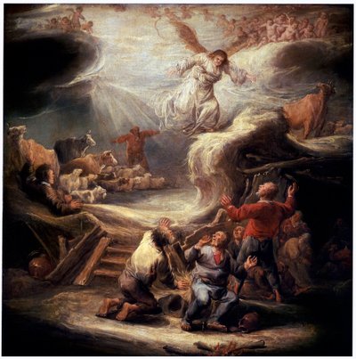 De Aankondiging aan de Herders, 17e eeuw door Benjamin Gerritz Cuyp