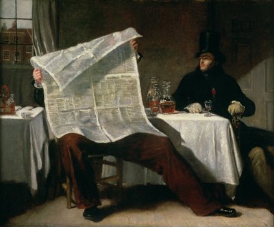 Wachten op de Times, 1831 door Benjamin Haydon