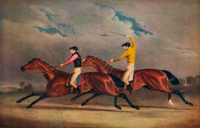 Matilda verslaat Mameluke, St. Leger, 1827 door Benjamin Herring