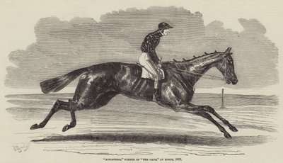 Zangeres, winnaar van The Oaks, in Epsom, 1852 door Benjamin Herring