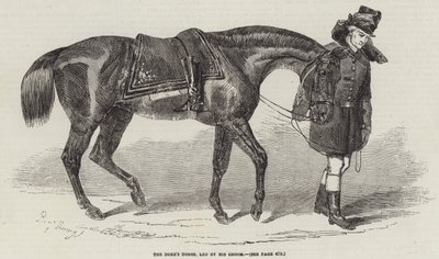 Het Paard van de Hertog, geleid door zijn Knecht door Benjamin Herring