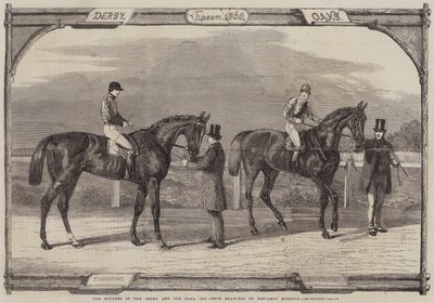 De Winnaars van de Derby en de Oaks, 1860 door Benjamin Herring