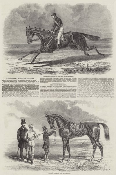 Winnende Renpaarden door Benjamin Herring