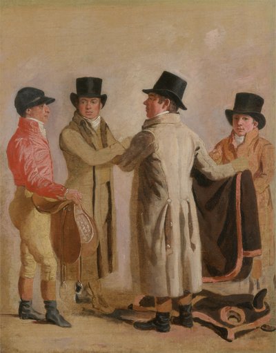 Frank Buckle, John Wastel, Robert Robson en een Staljongen door Benjamin Marshall