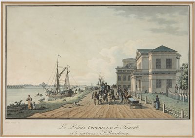 Uitzicht op het Tauride Paleis door Benjamin Patersson
