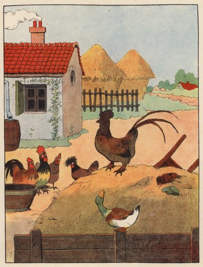Illustratie voor Chantecler door Benjamin Rabier door Benjamin Rabier