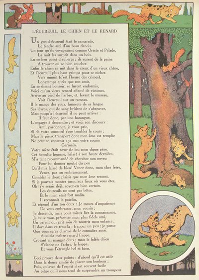 De Eekhoorn, de hond en de vos, uit 