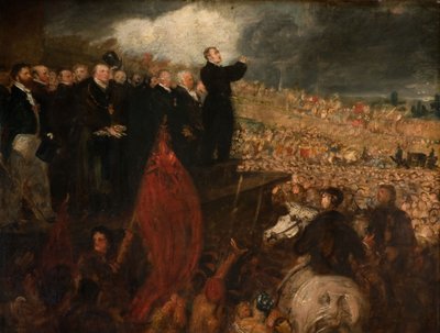 Bijeenkomst van de Birmingham Political Union, 1832-33 door Benjamin Robert Haydon