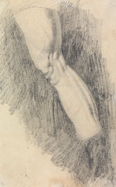 Spierstudie van een Been door Benjamin Robert Haydon