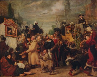Punch of Meidag, 1829, ca. 1915 door Benjamin Robert Haydon