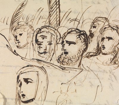 Studie voor, Christus