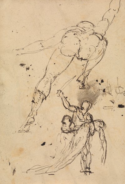 Studie voor Hercules en Persephone door Benjamin Robert Haydon
