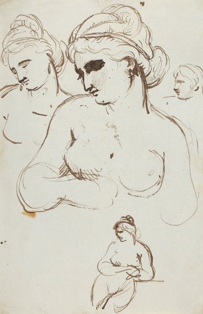 Studie van Naakte Vrouw door Benjamin Robert Haydon