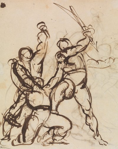 Studie van een Slag door Benjamin Robert Haydon