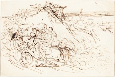 Xenophon en de Grieken Zien de Zee [recto] door Benjamin Robert Haydon