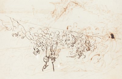 Xenophon en de Grieken die de Zee Zien [verso] door Benjamin Robert Haydon