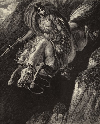 Marcus Curtius door Benjamin Robert after Haydon