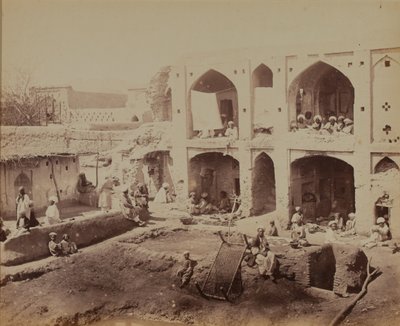 Straatscène, Kandahar door Benjamin Simpson