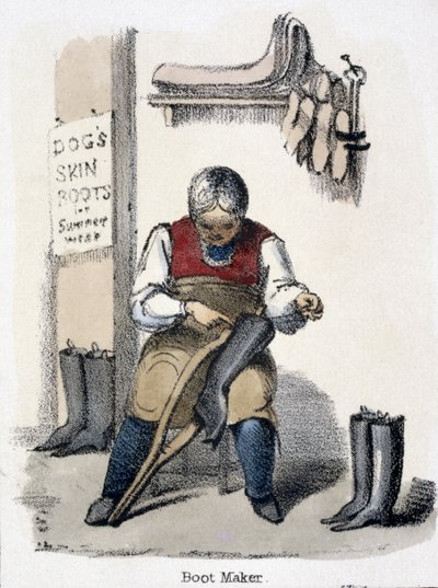 De schoenmaker, uit 