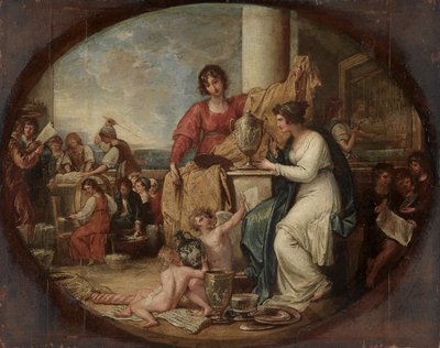 Een Schets door Benjamin West