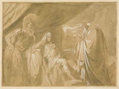 Alexanders vertrouwen in zijn arts Filippus door Benjamin West