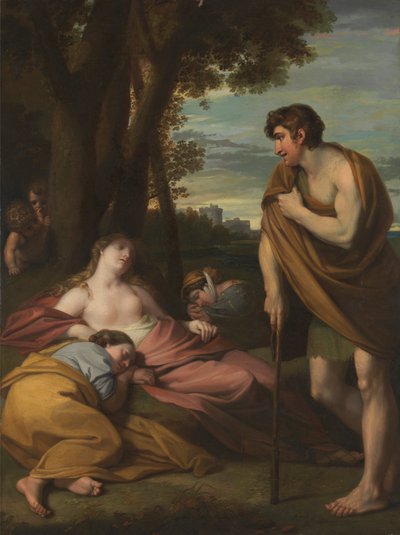 Cymon en Iphigenia door Benjamin West