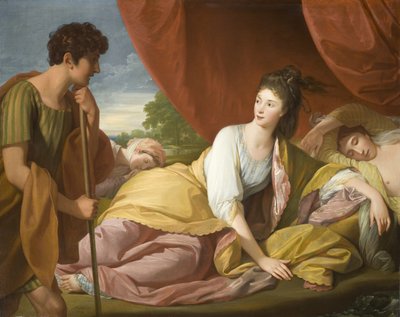 Cymon en Iphigenia door Benjamin West